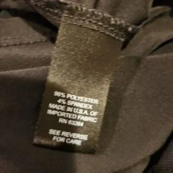 DRESSBARN collection blouse black sleeveless with keyhole neckline size Large - Picture 5 of 5